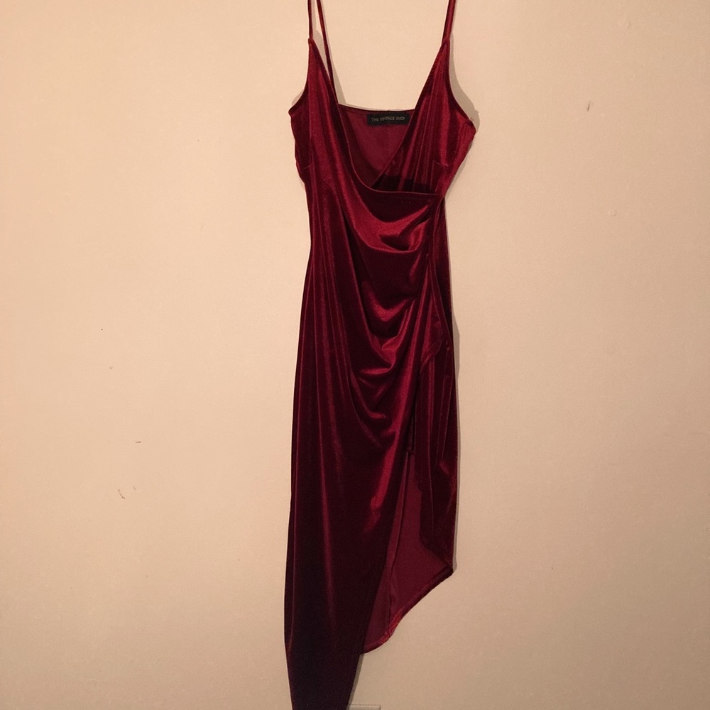 Red Velvet Dress